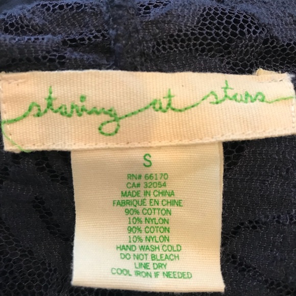 STARING AT STARS/URBAN OUTFITTERSblue lace hoodie - Picture 6 of 8